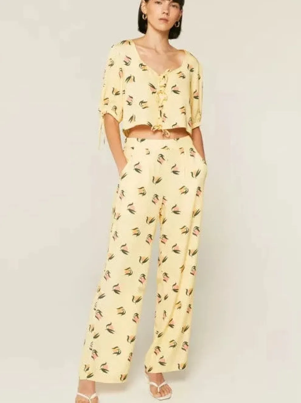 FANTASTIC COMPANY Pantalon Pêches - Jaune