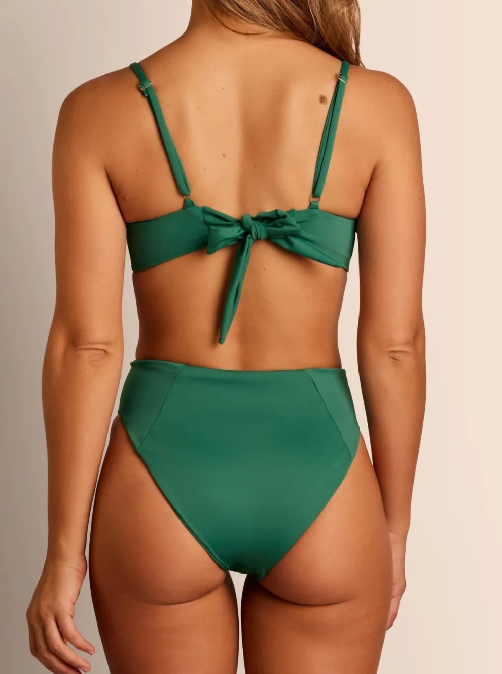 JUNE SWIMWEAR Bikini Bottom Moana - Leaf Green