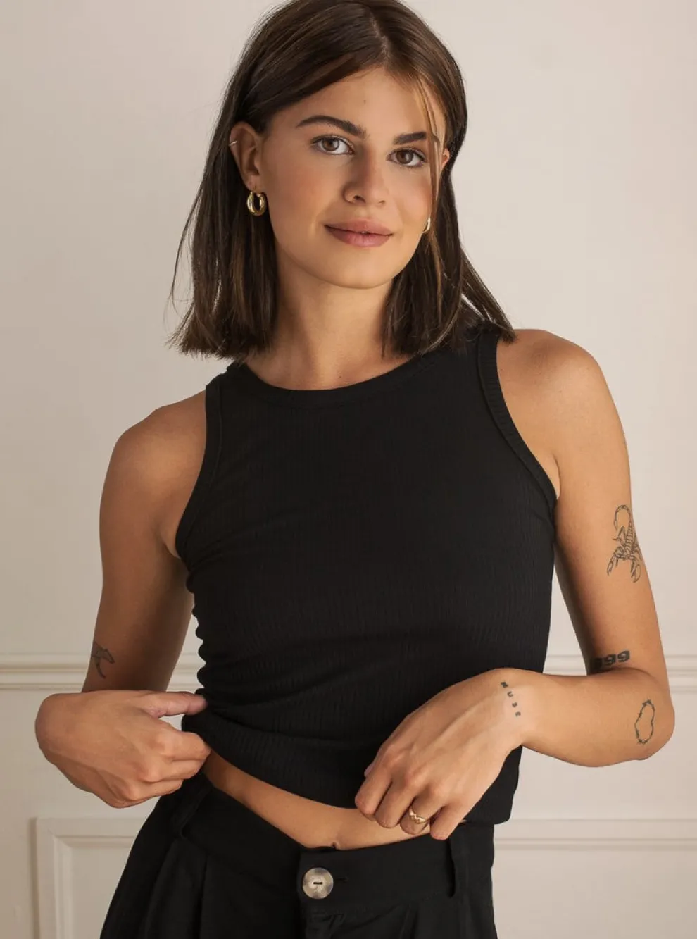 DAILYSTORY Jane Camisole - Black