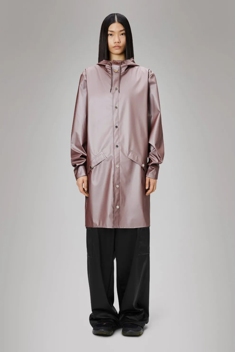 RAINS Long Waterproof Jacket - Muse