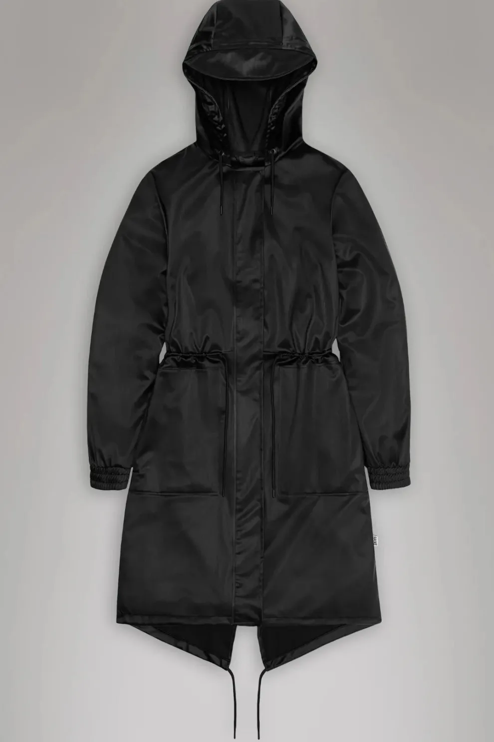 RAINS String W Waterproof Parka Jacket - Black