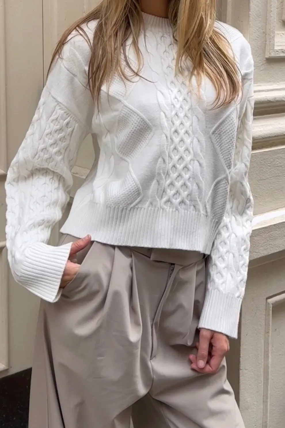 DAILYSTORY Knit Stella - Cream