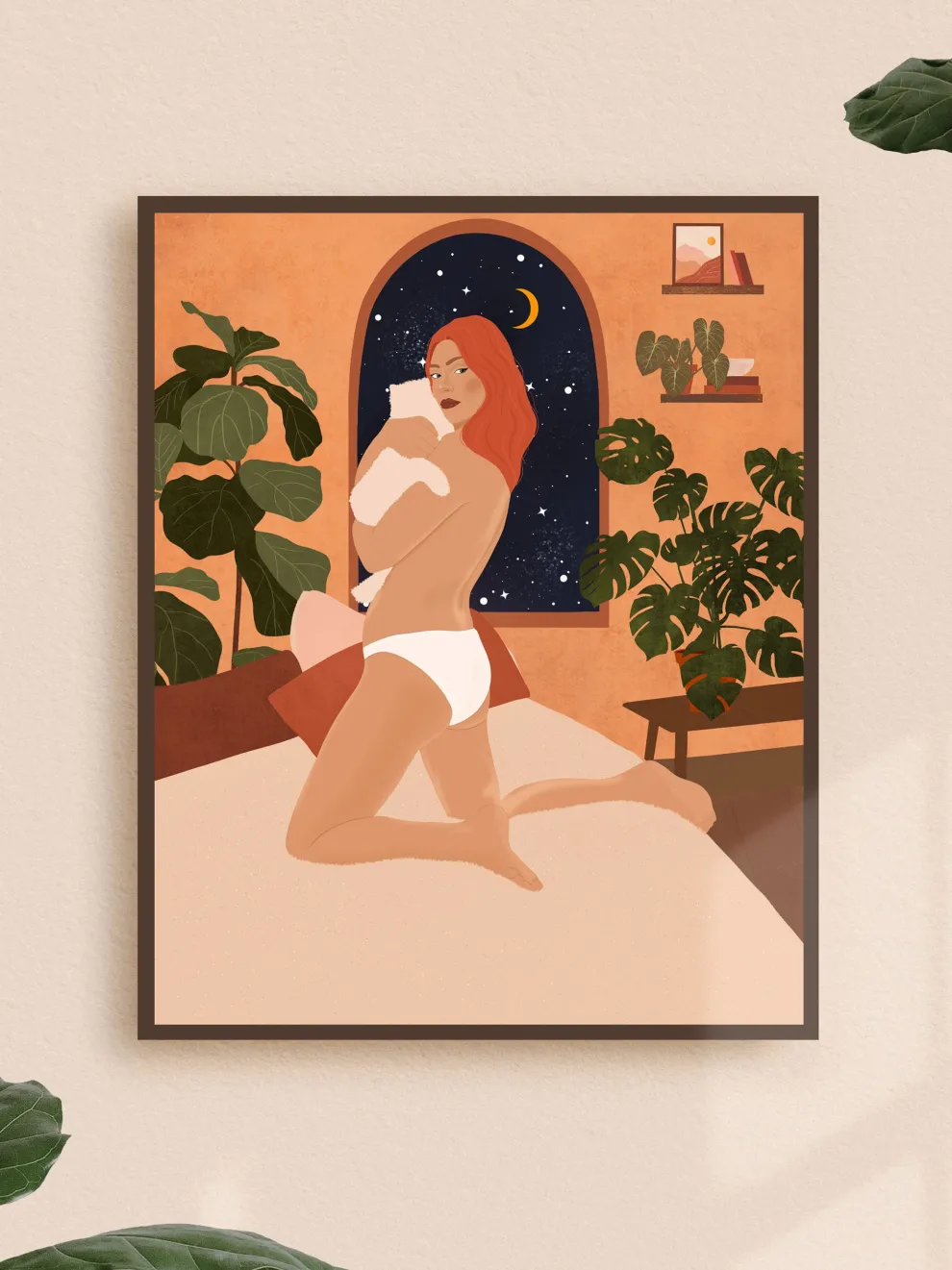 ITSFUNNYHOWWW Print - Cat Woman