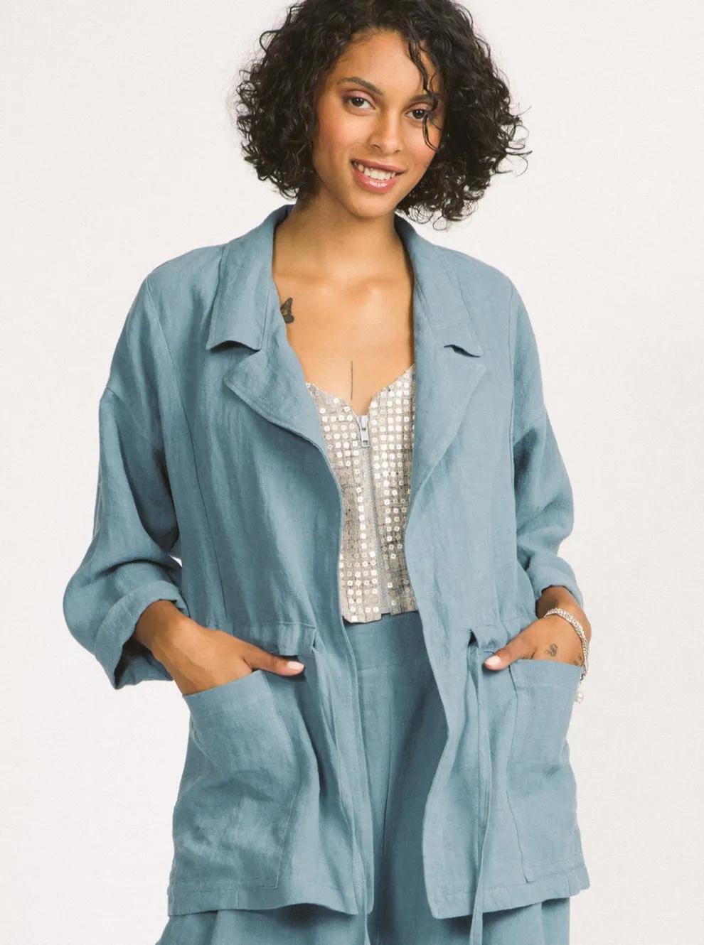 ALLISON WONDERLAND Greer Jacket - Blue