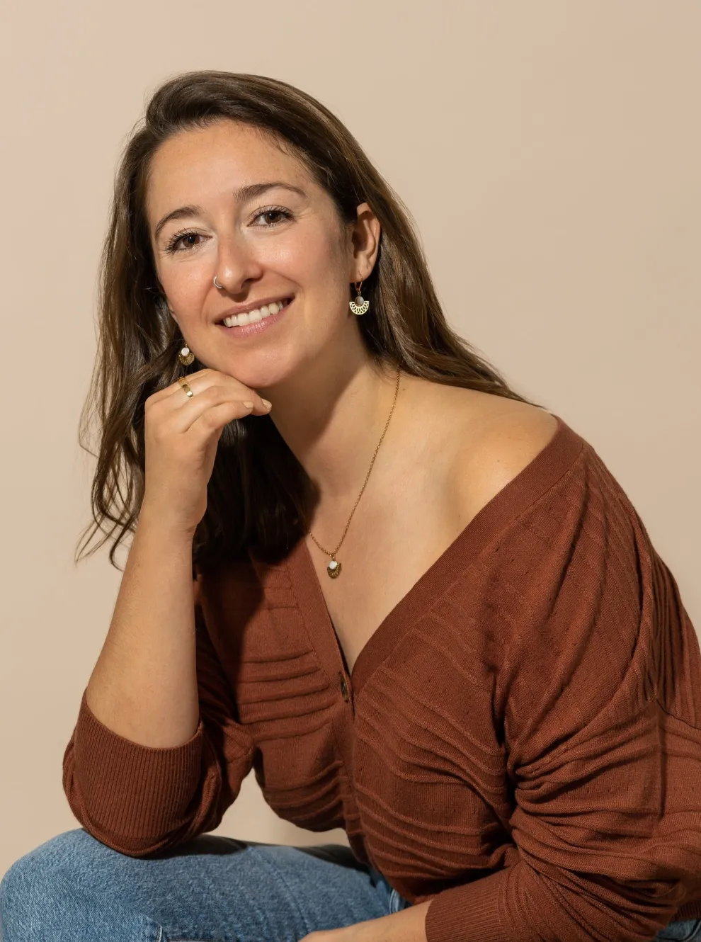 BLOOM Ama Earrings - Onyx