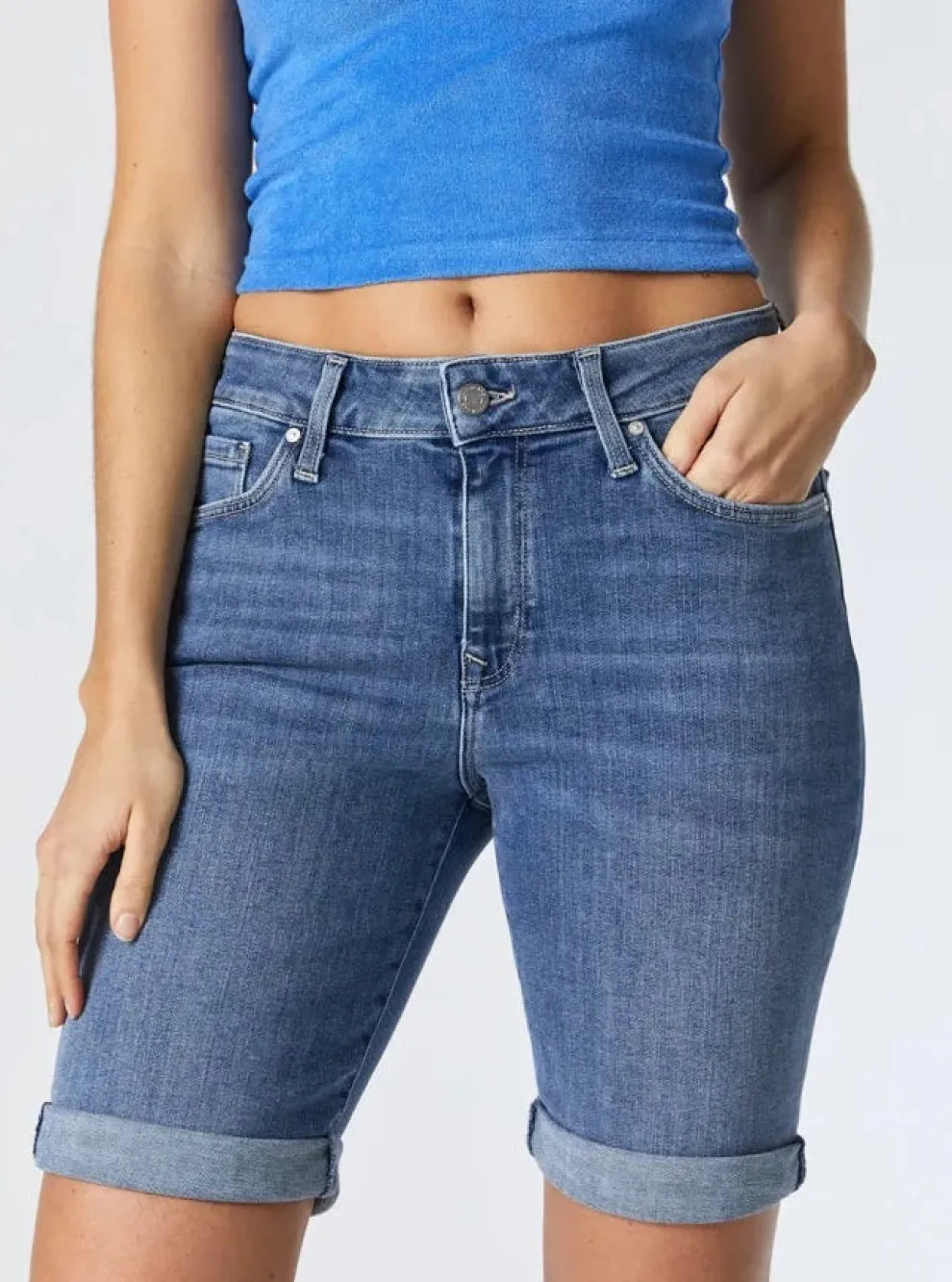 MAVI Alexis Shorts - Organic blue