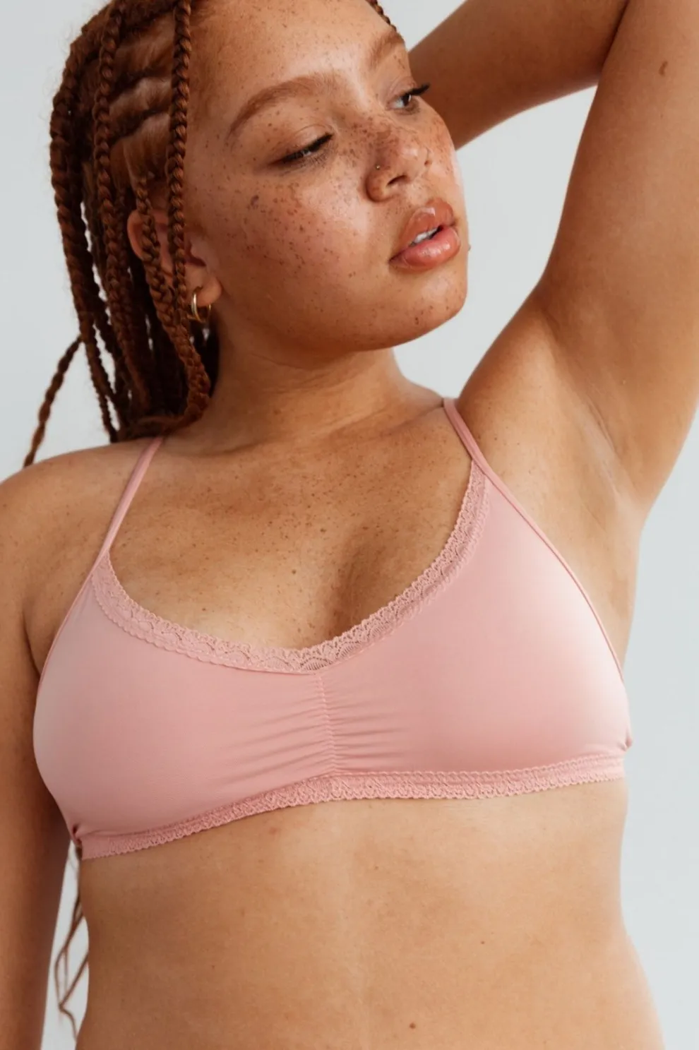 BLUSH Lace Trim Bralette The Micro