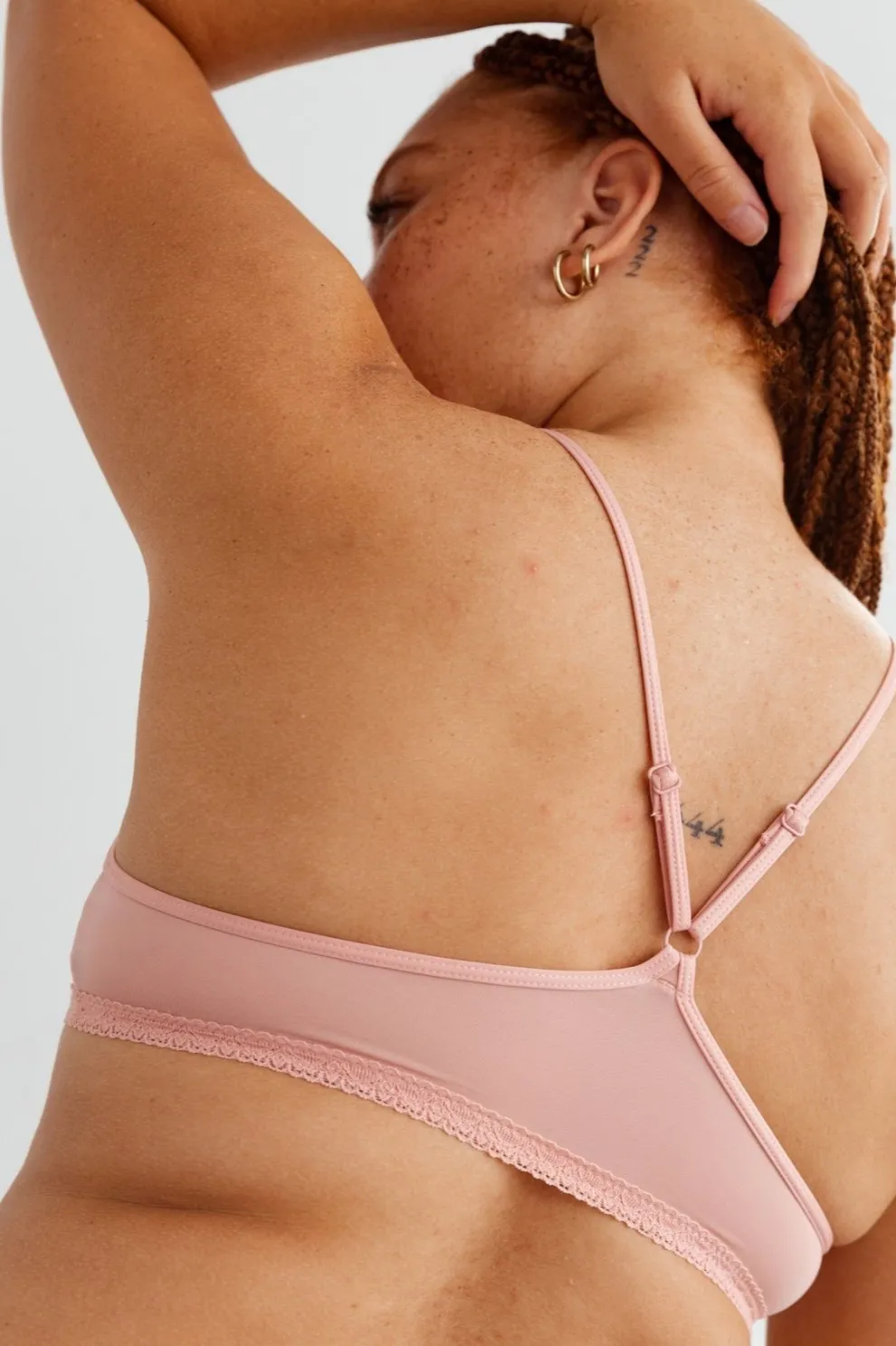 BLUSH Lace Trim Bralette The Micro