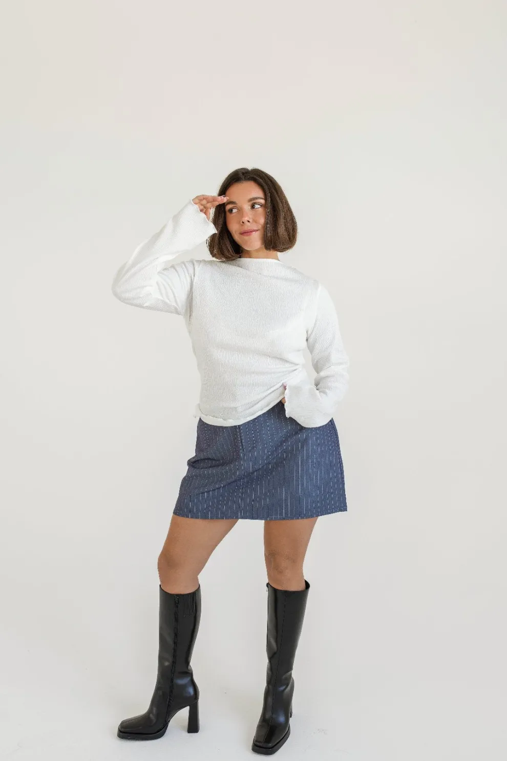 DAILYSTORY Adele Sweater - White