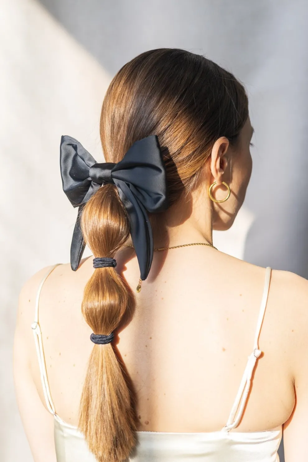 GIBOU Satin Loop on Elastic