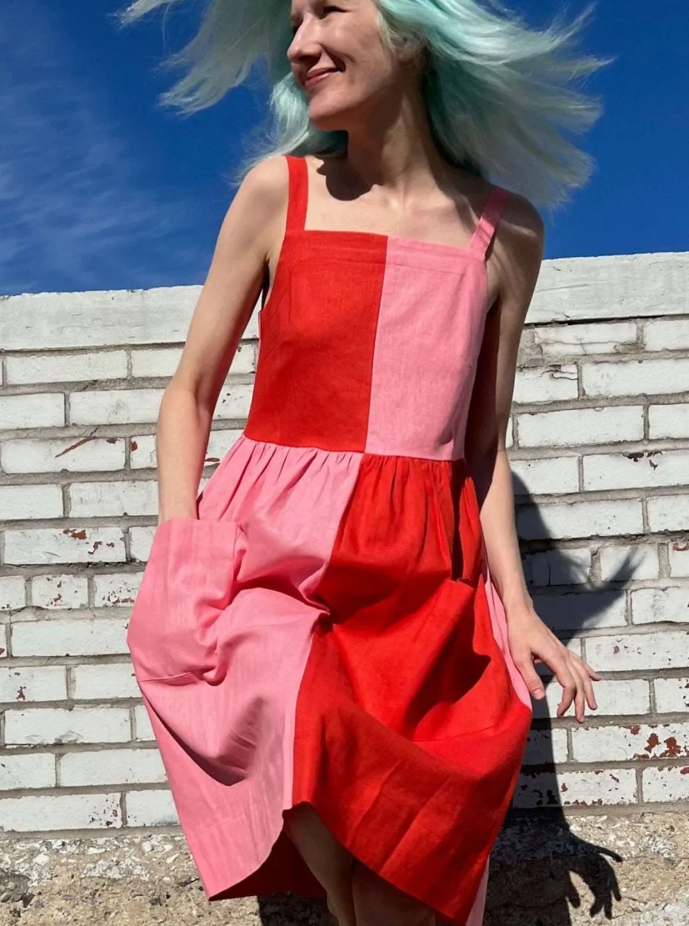 BIRDS OF NORTH AMERICA Robe Timber Doodle - Lavande & Bleu