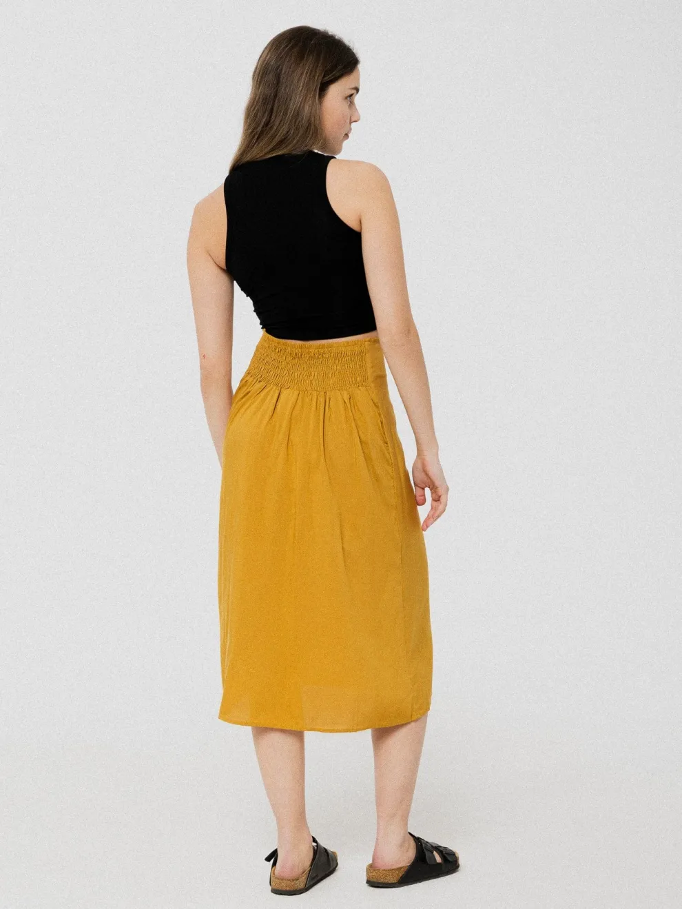 PINEAPPLE BANANAS Elena Skirt - Gold