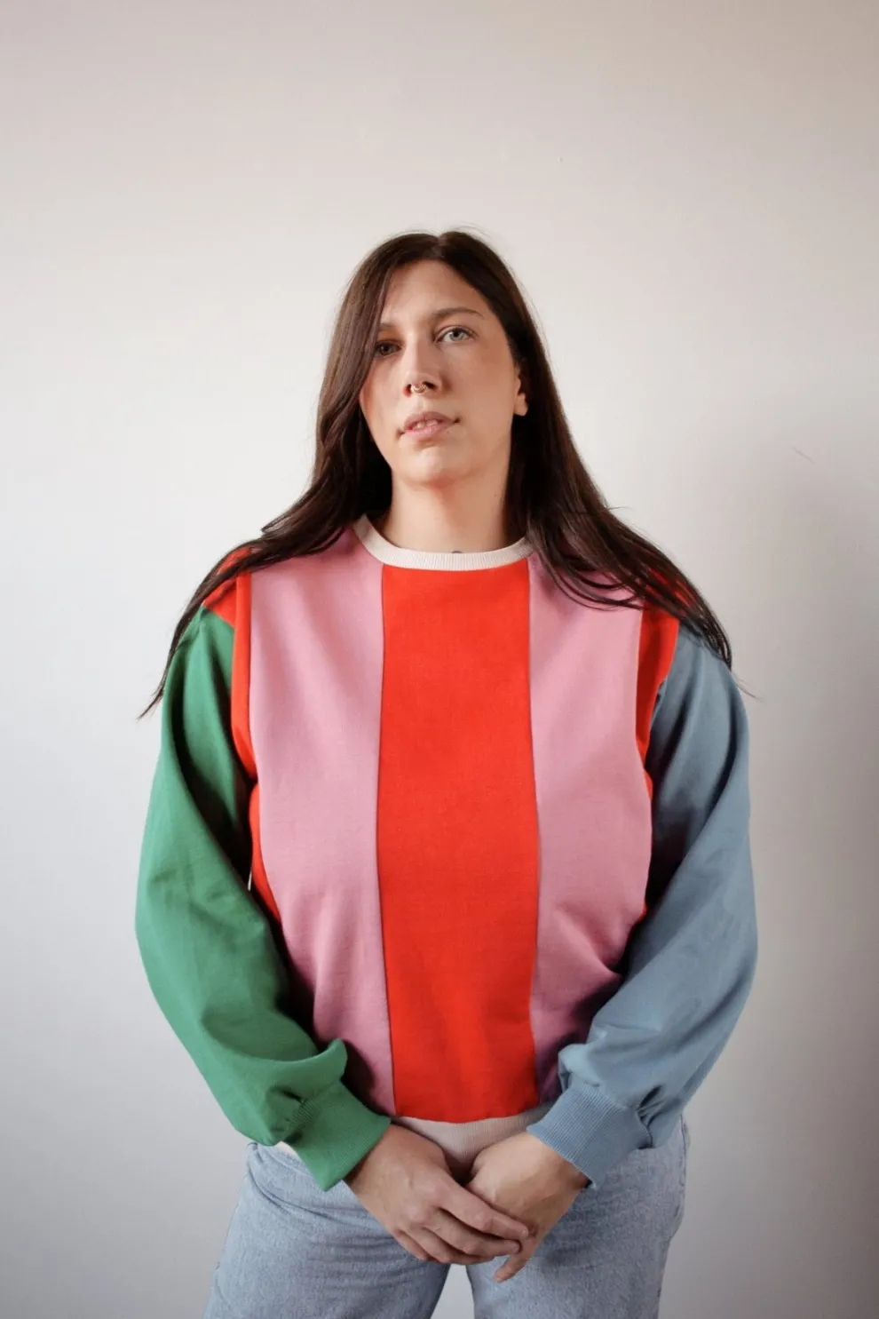 FABRIQUE Z Colorblock Sweater