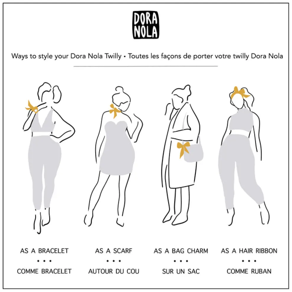 DORA NOLA Silk Twilly - Guardians