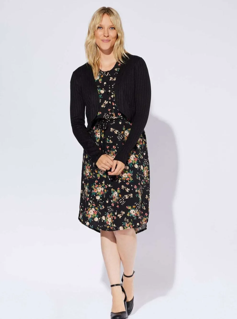 CHERRY BOBIN Maxine Jacket - Heavy Knit Black