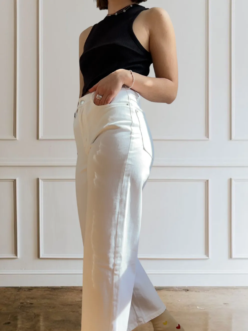 YOGA JEANS Lily Cut - White