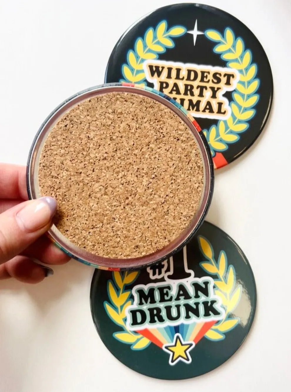 MERCI BONSOIR Coasters - Bastard