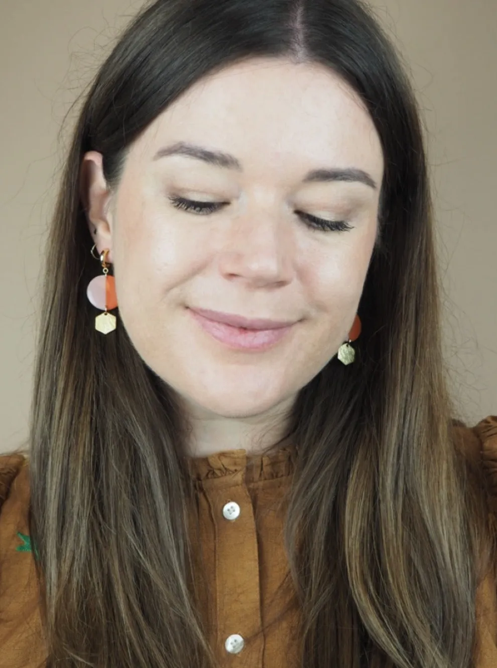 GOOD MORNING Hexa Earrings