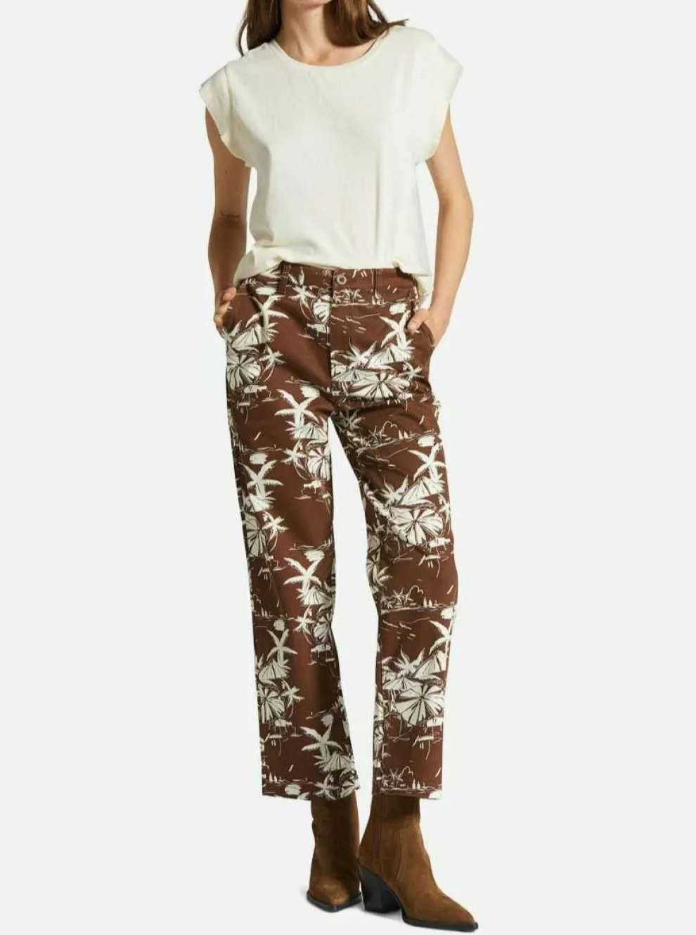 BRIXTON Victory Pants - Sepia