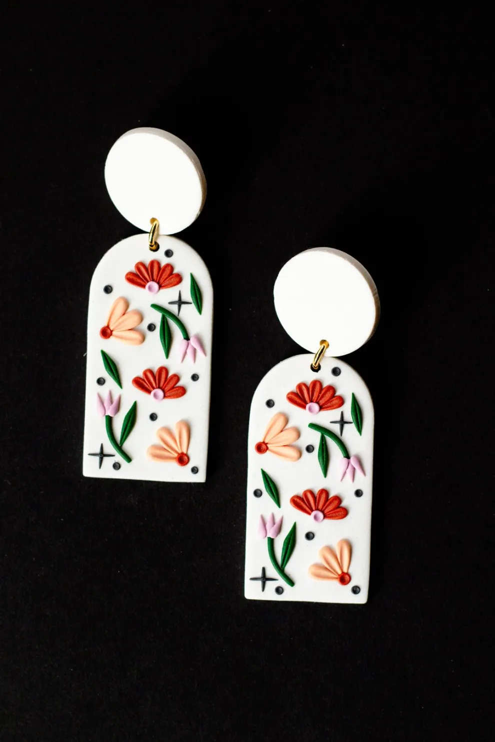 SLOW DAY STUDIOS Witchy Floral Earrings