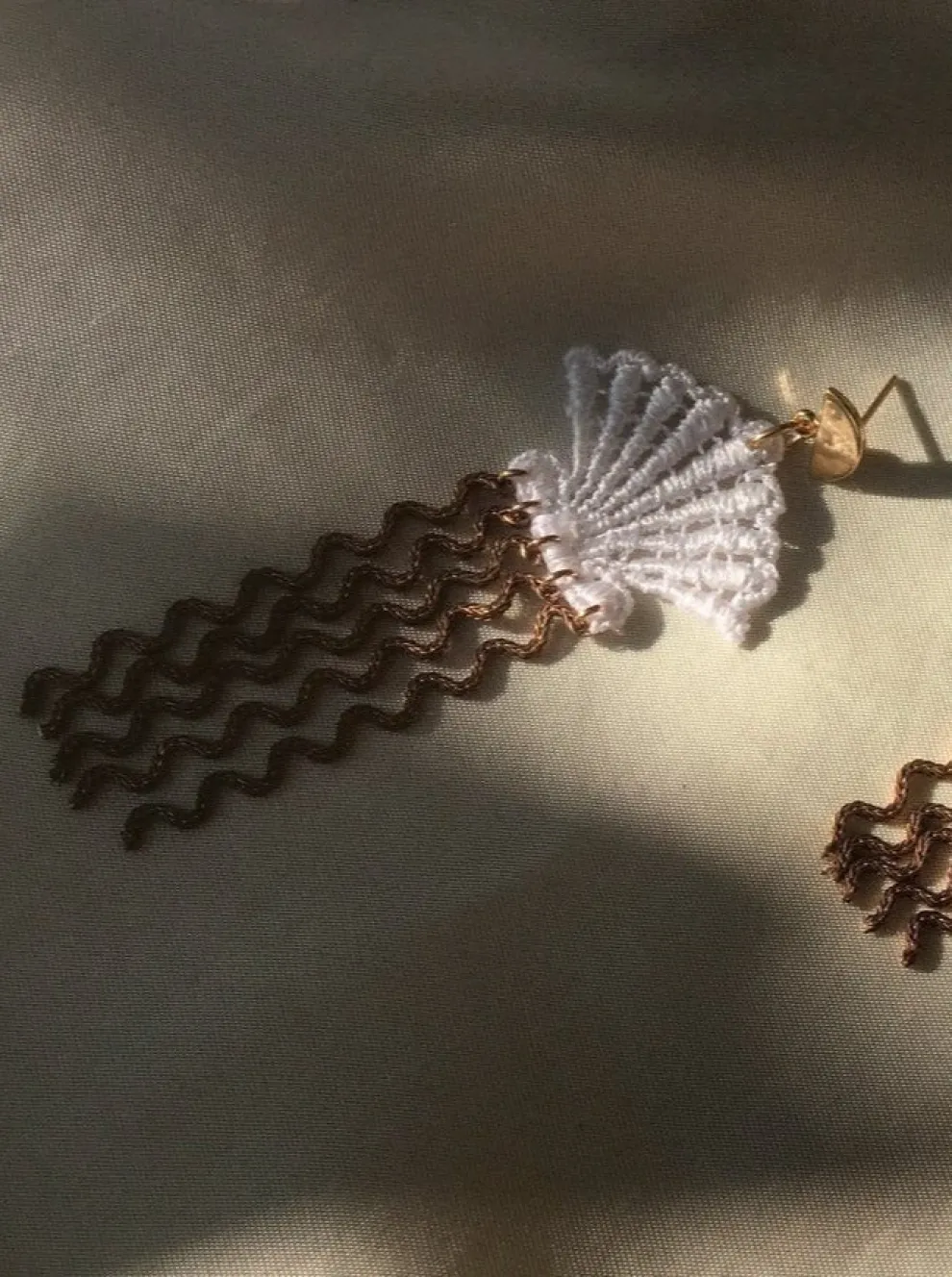 THIS ILK Shell Earrings - White