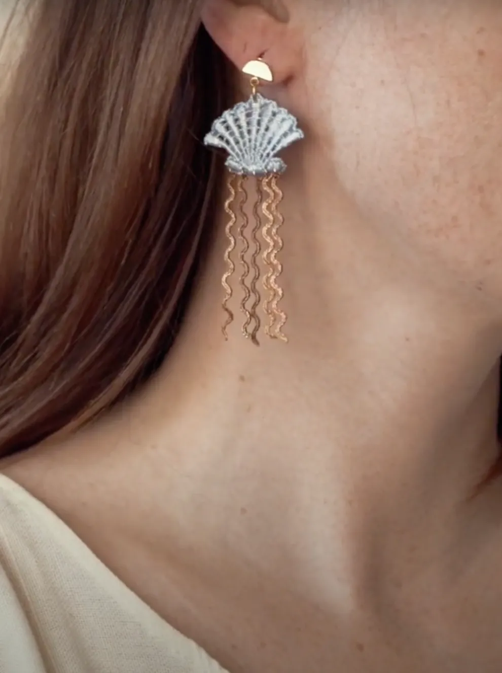 THIS ILK Shell Earrings
