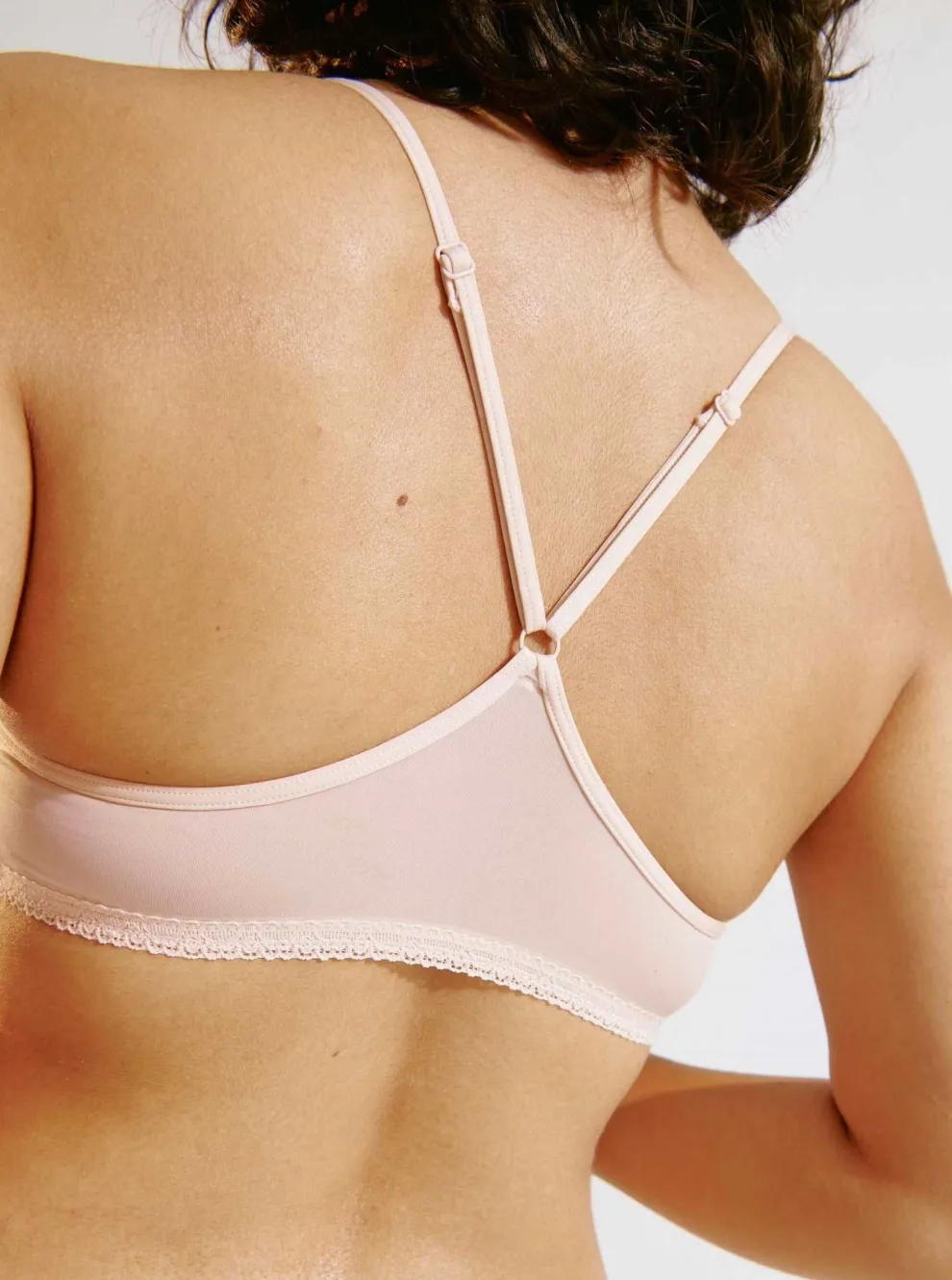 BLUSH The Micro Lace Trim Bralette