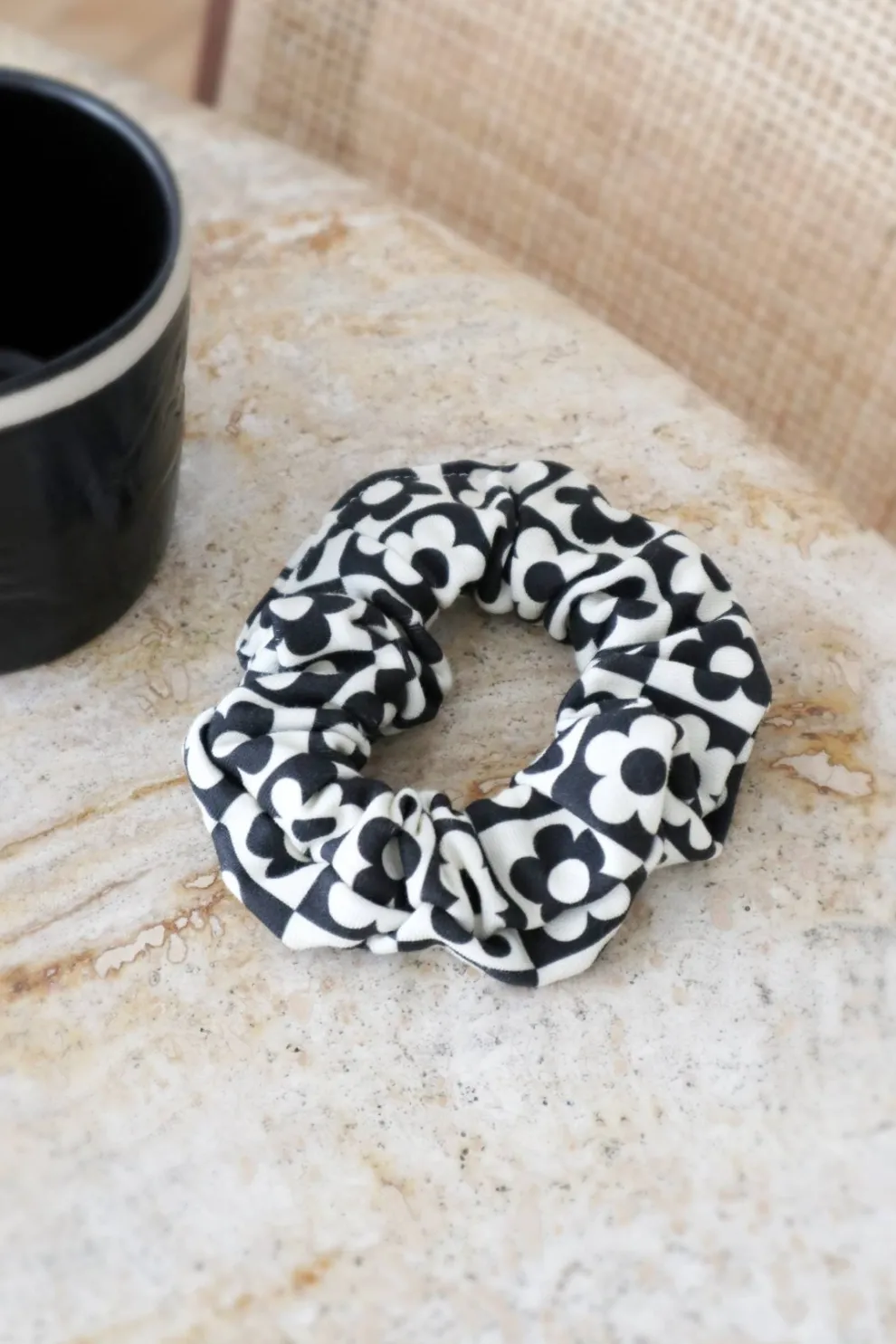 FREON COLLECTIVE Organic Cotton Hair Scrunchie - Retro Floral